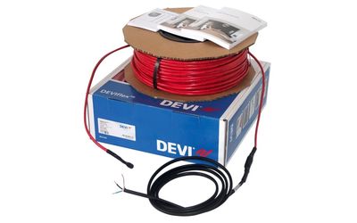Двухжильный нагревательный кабель DEVI DEVIflex™ 18T (DTIP-18) - 90 м