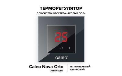 Терморегулятор CALEO NOVA (антрацит)